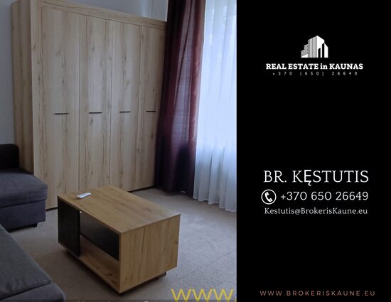 IŠNUOMOTA Kaunas, Eiguliai, Ašigalio g., 2 kambarių buto nuoma